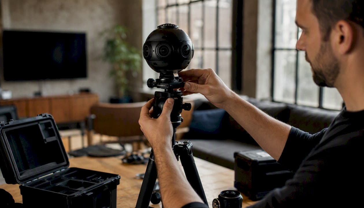 Online Photogrammetry for Interactive 360° Virtual Tours