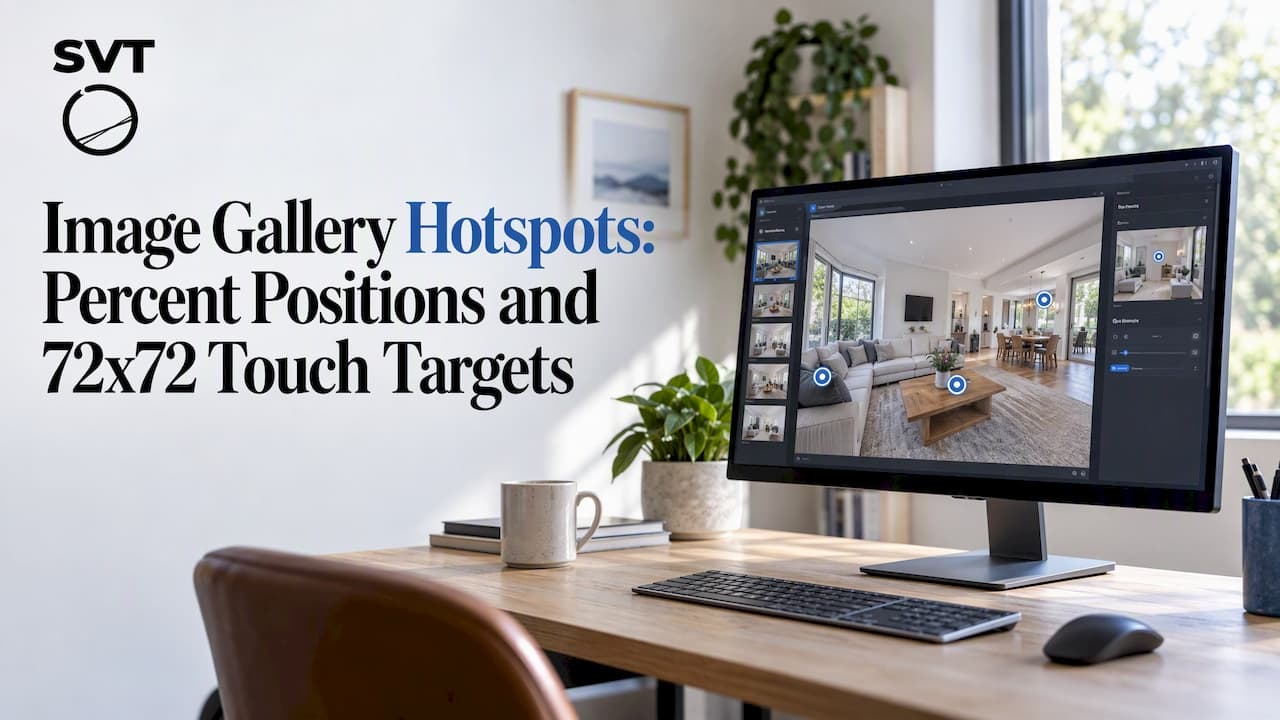 Image Gallery Hotspots: Percent Positions and 72x72 Touch Targets