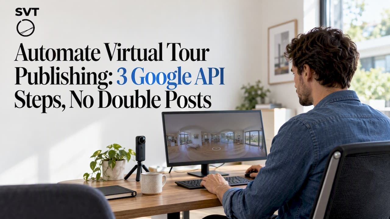 Automate Virtual Tour Publishing: 3 Google API Steps, No Double Posts