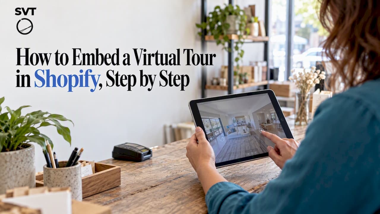 How to Embed a Virtual Tour in Shopify, Step by Step